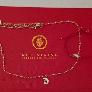 Silver Necklace and Bracelet Set